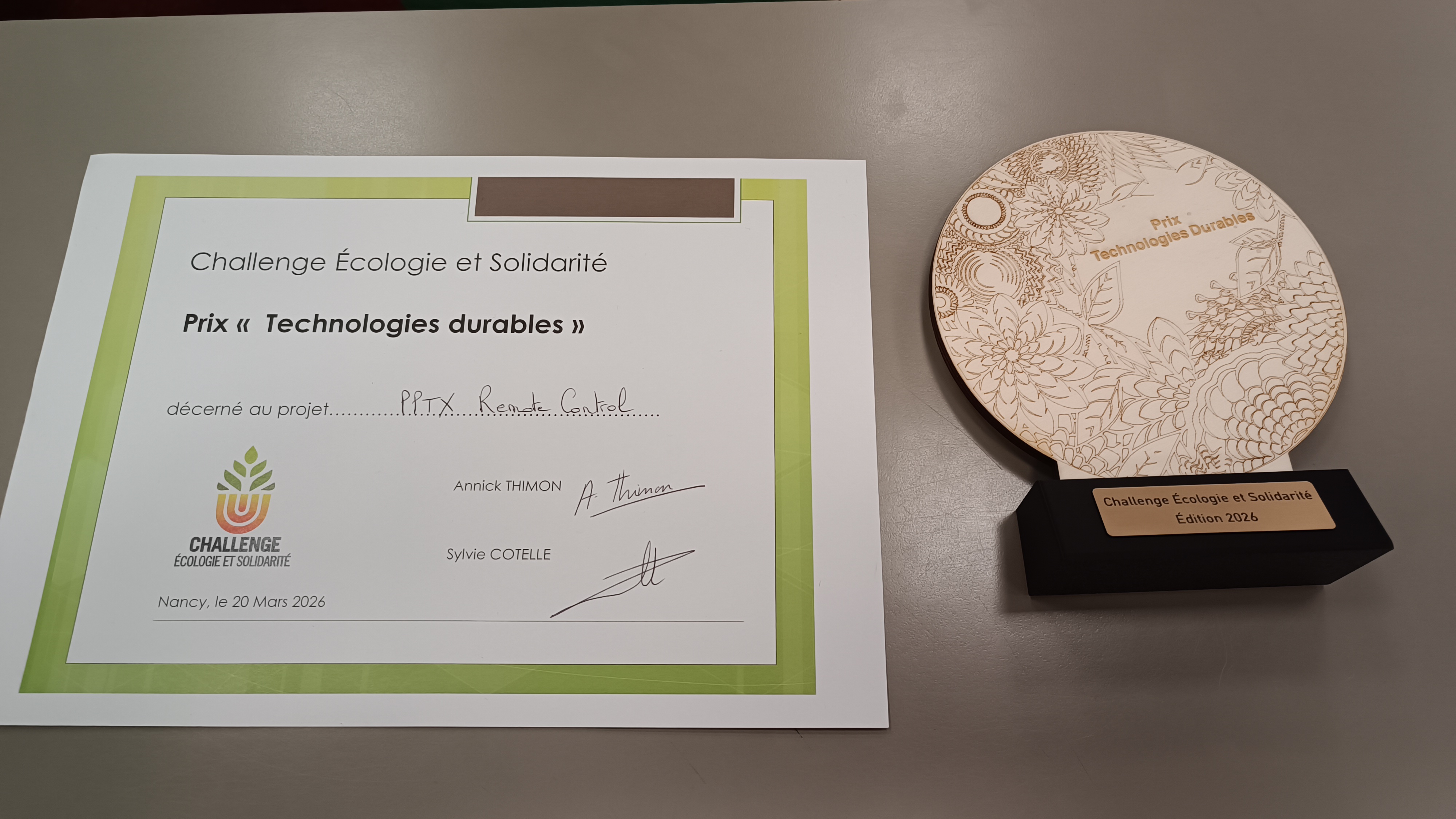 Official Competition Trophy and Diploma Certificate